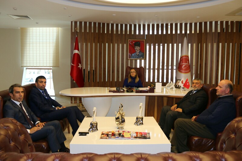 Nevşehirliler Federasyonu Başkanı Mustafa Şen’den Rektör’e Ziyaret
