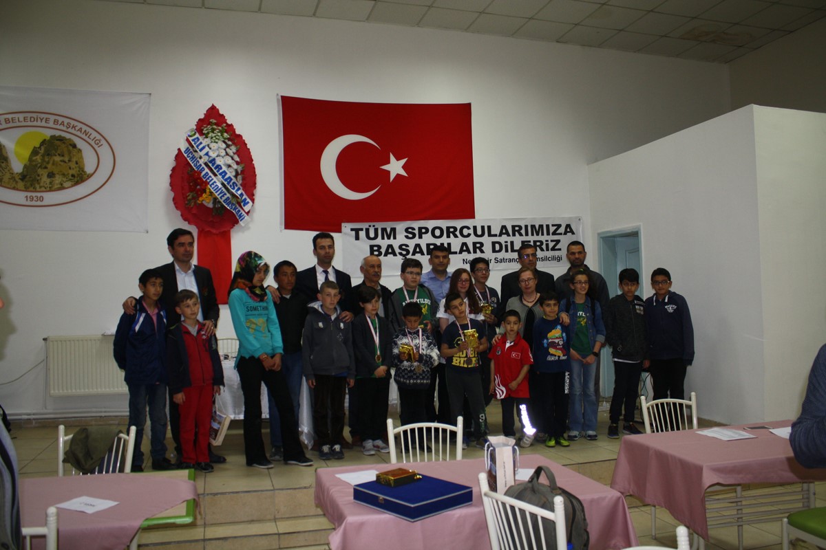 Uçhisar Belediyesi 19 Mayıs Satranç Turnuvası tamamlandı.