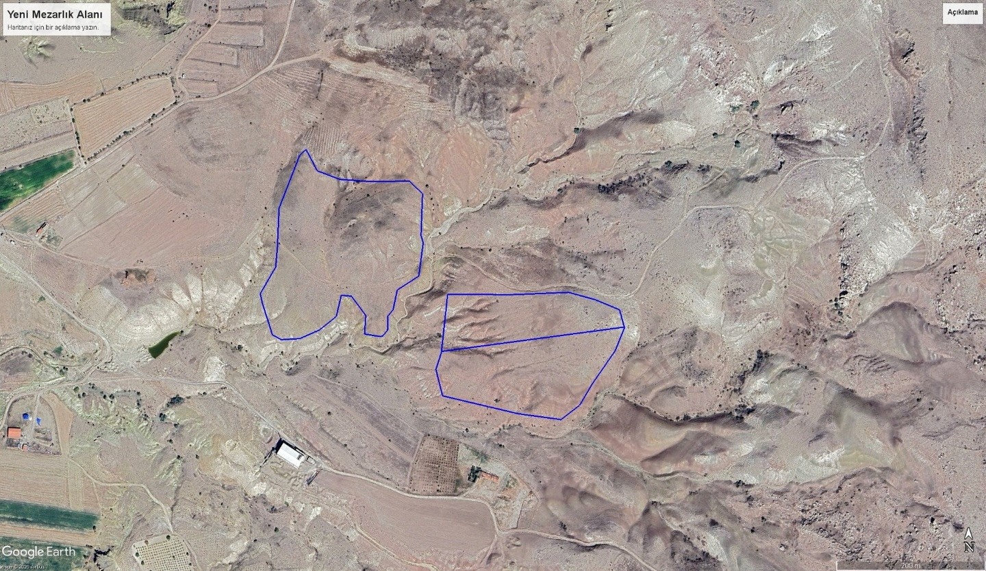 Ürgüp’e 91 Dönümlük Yeni Mezarlık Alanı