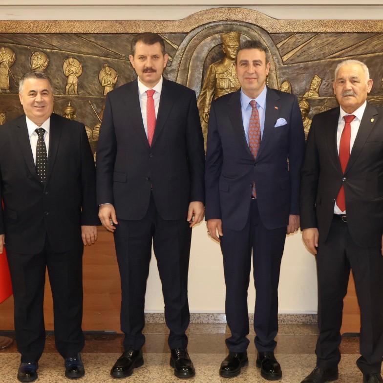 Pınarbaşı ve Birlik Başkanları, Milli Savunma Bakan Yardımcısı Ayhan'ı Ziyaret Etti