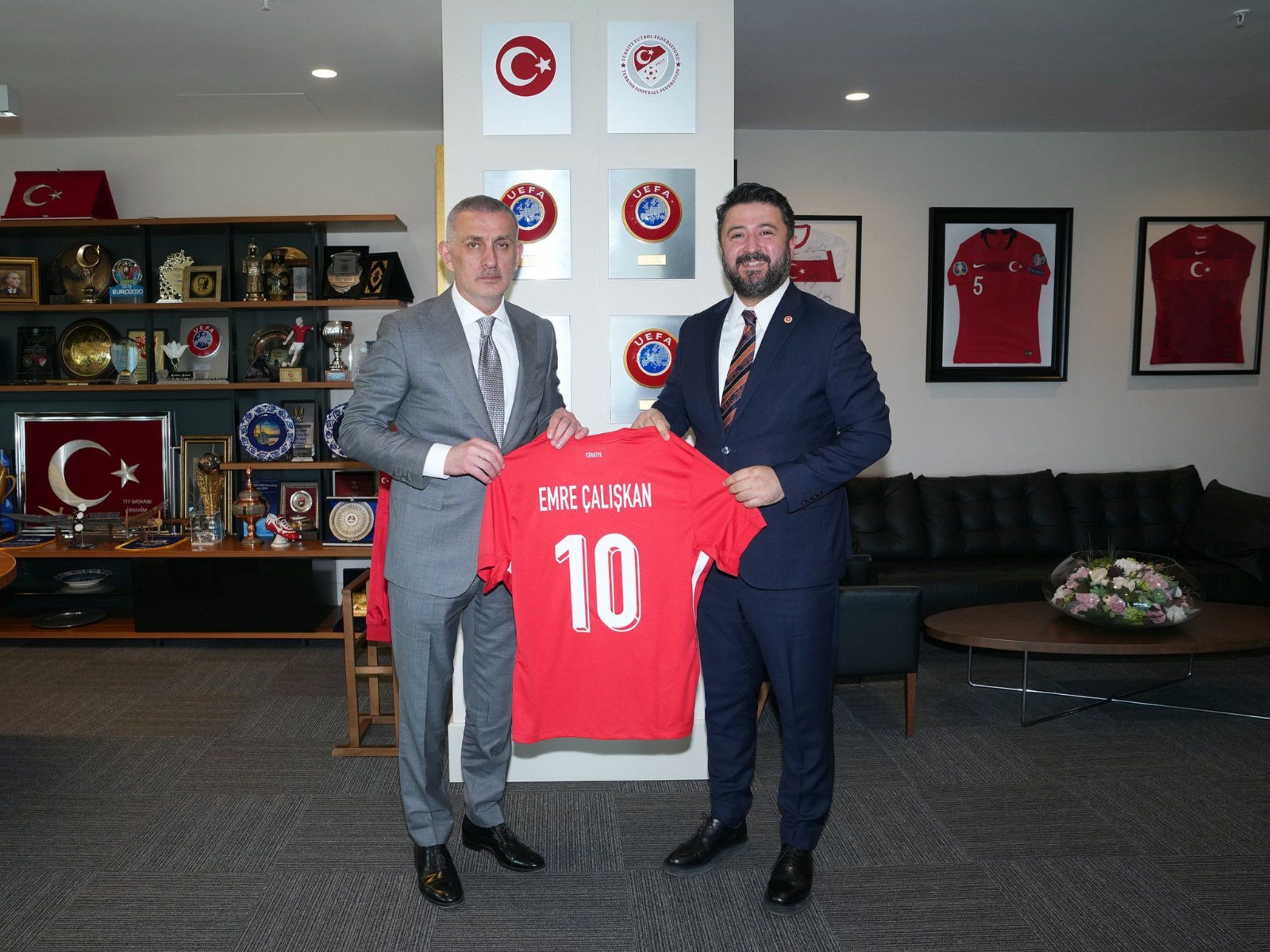 Milletvekili Emre Çalışkan’dan TFF Başkanı İbrahim Hacıosmanoğlu’na Ziyaret
