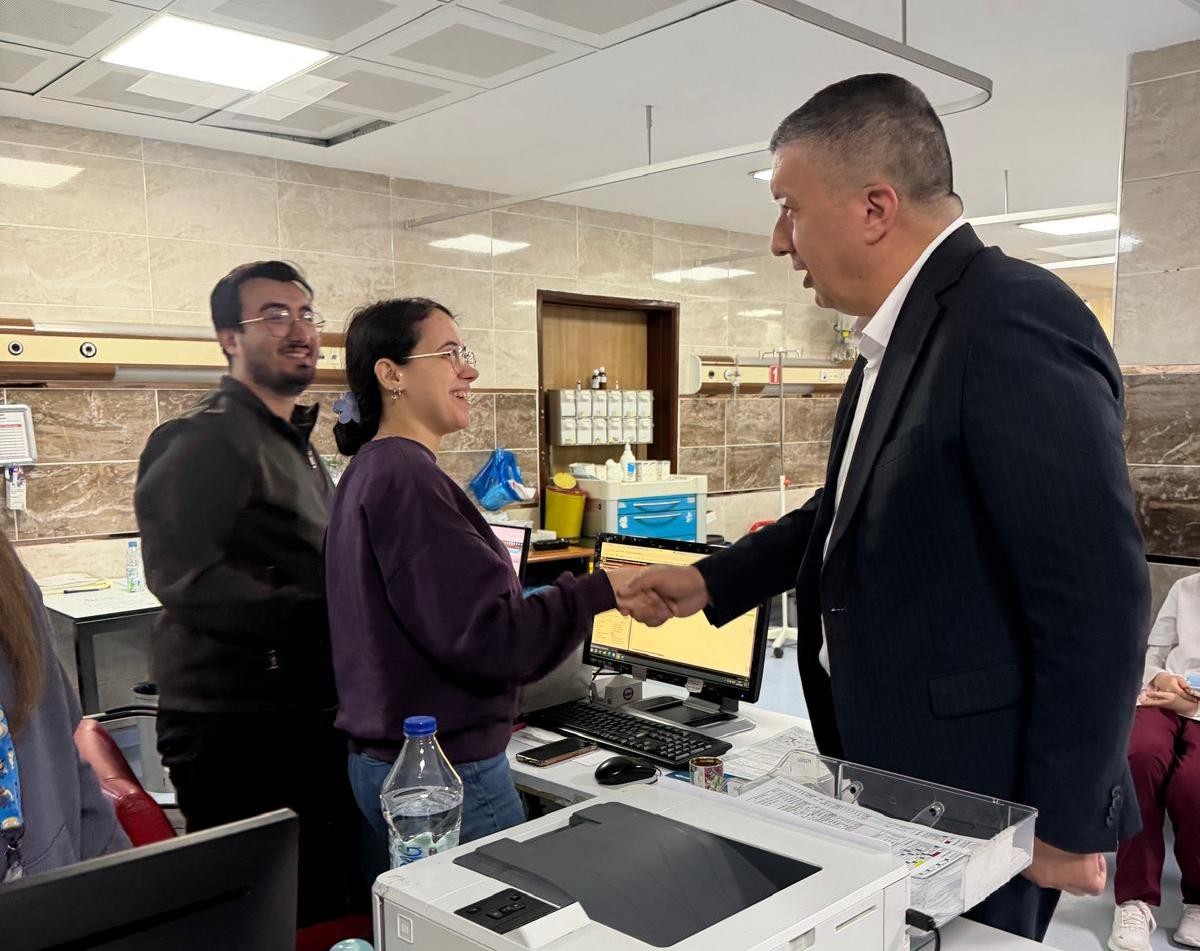 Tartar dan Nevşehir Devlet Hastanesi’nde Yeni Göreve Başlayan Hekimleri Ziyaret