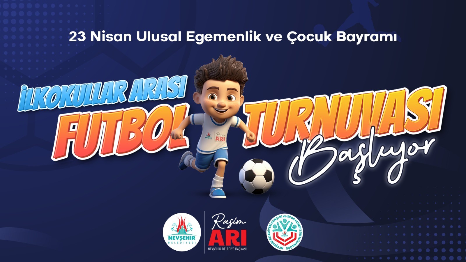 Nevşehir Belediyesi’nden İlkokullar Arası 23 Nisan Futbol Turnuvası