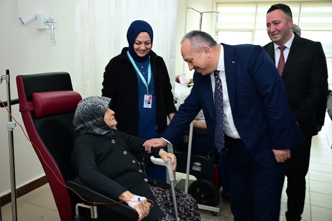 Vali Fidan, Devlet Hastanesinde İncelemelerde Bulundu