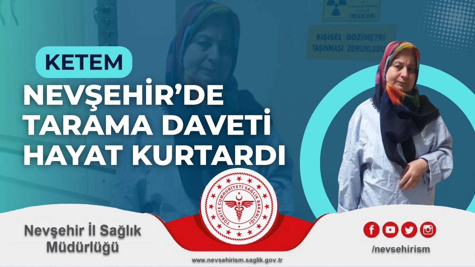 Nevşehir’de Tarama Daveti Hayat Kurtardı