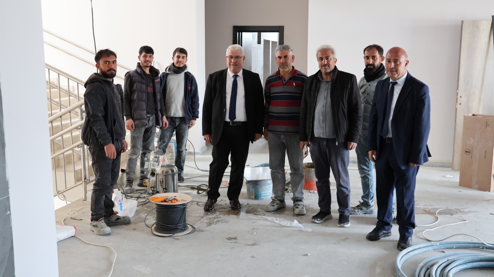 Yazıcı,  Avanos’da 2 Okul İnşaatında İncelemelerde Bulundu