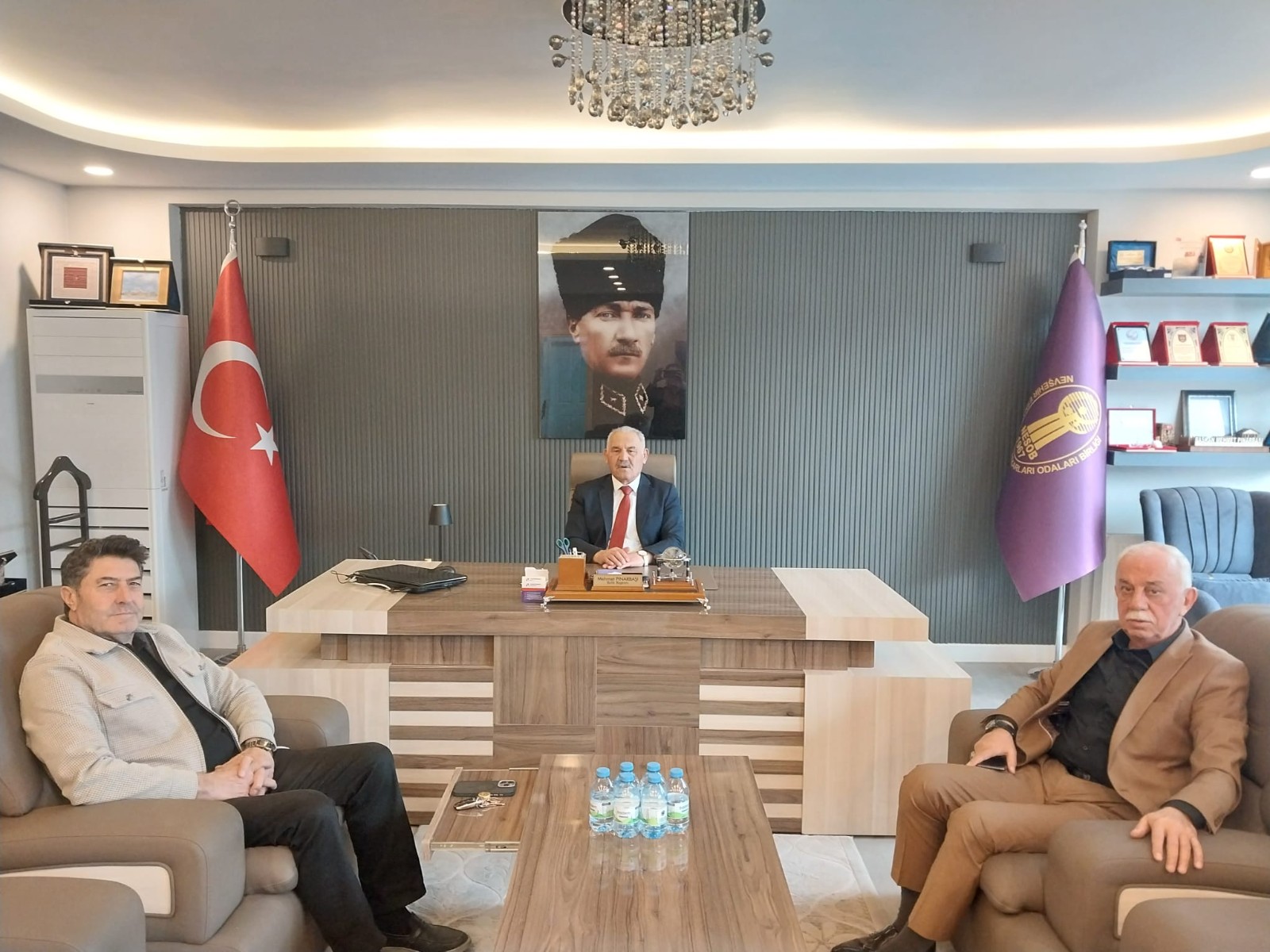 BAŞKANLARDAN PINARBAŞI’NA  ZİYARET