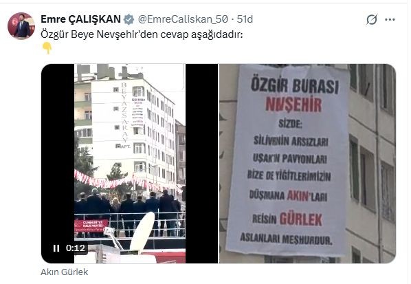 Mitingdeki Bez Afiş, Siyasette Çok Konuşuluyor