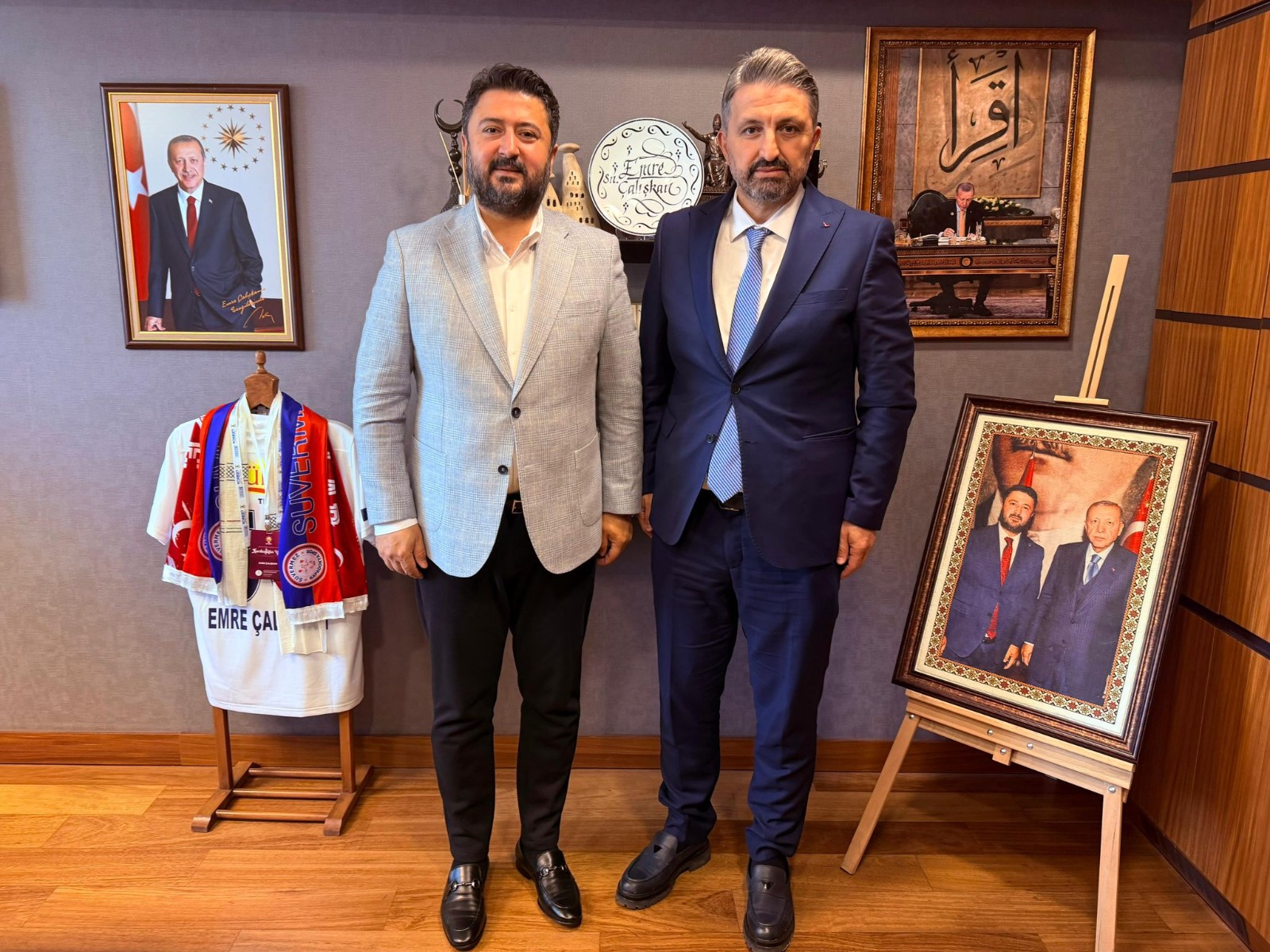 İstanbul Taksiciler Odası Başkanı Hemşehrimiz Dalcı, AK Parti Milletvekili Çalışkan’ı ziyaret Etti