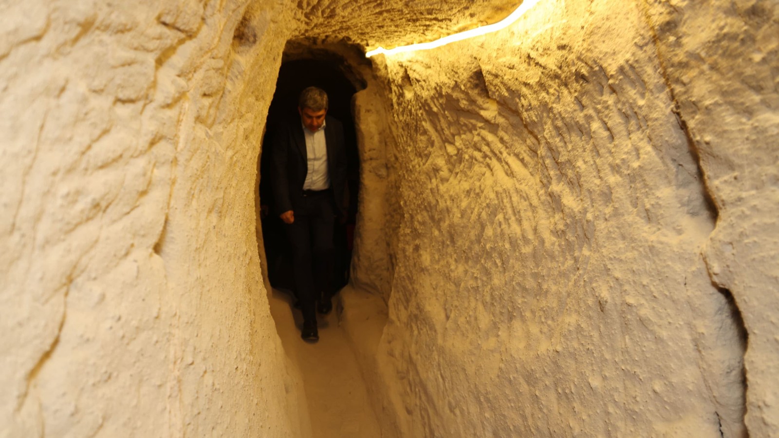 Kapadokya Alan Başkanı Aslanbay, Mazı köyünde incelemelerde bulundu
