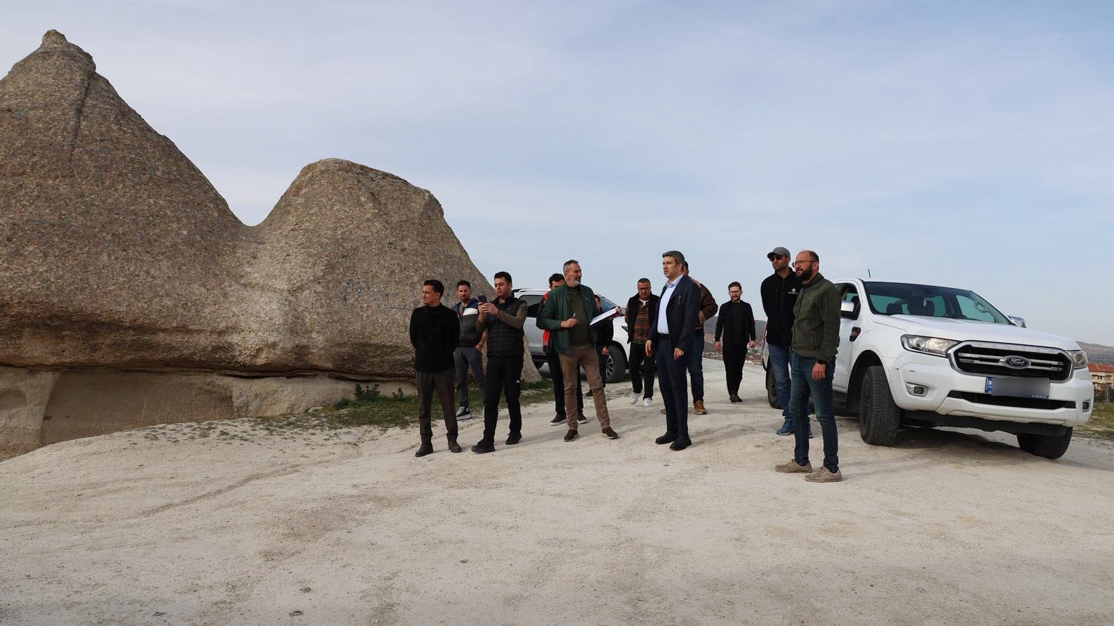 Kapadokya Alan Başkanı Aslanbay, CİP safari parkur alanları düzenlemesini yerinde inceledi