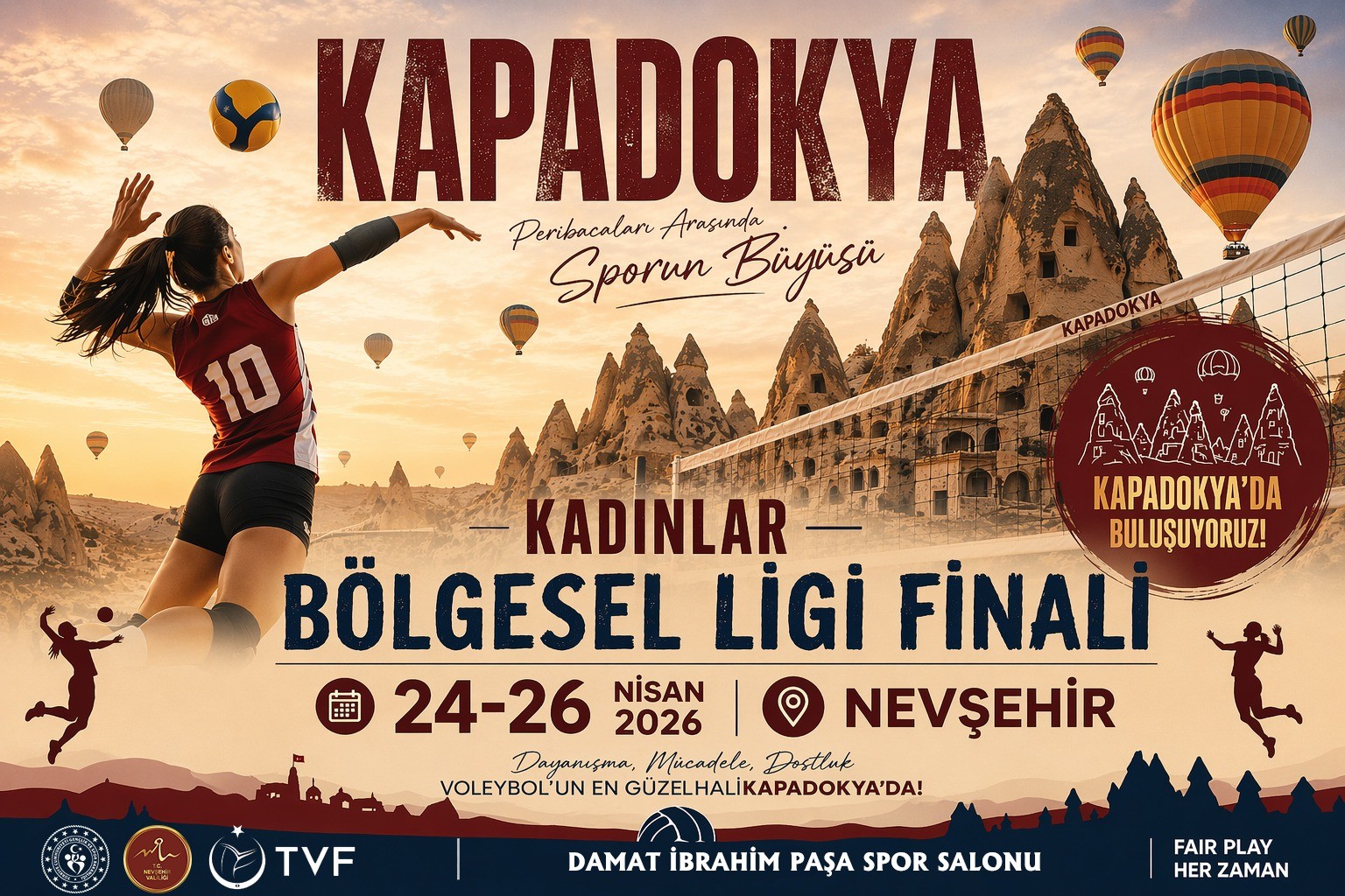 Nevşehir, Bölgesel Lig Finallerine Ev Sahipliği Yapacak