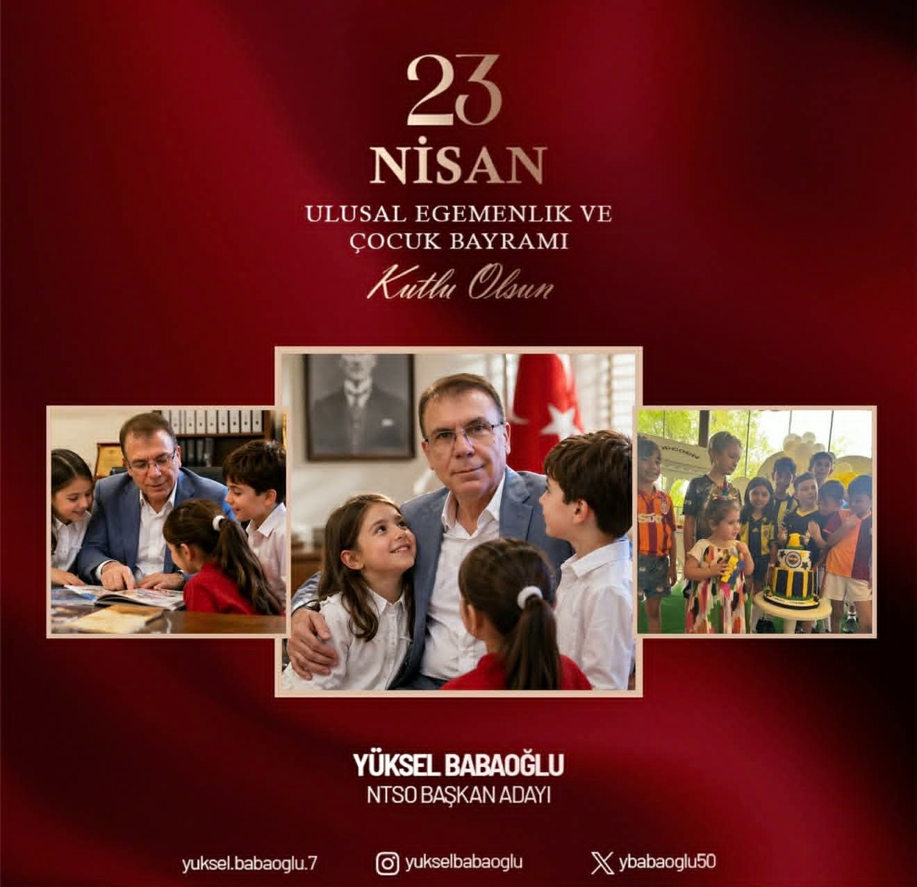 NTSO Başkan Adayı Babaoğlu’ndan 23 Nisan Mesajı