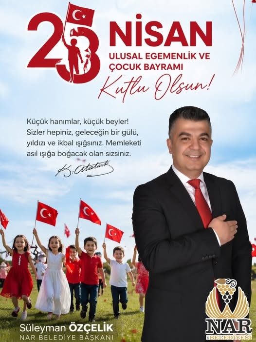 BAŞKAN ÖZÇELİK’DEN 23 NİSAN MESAJI