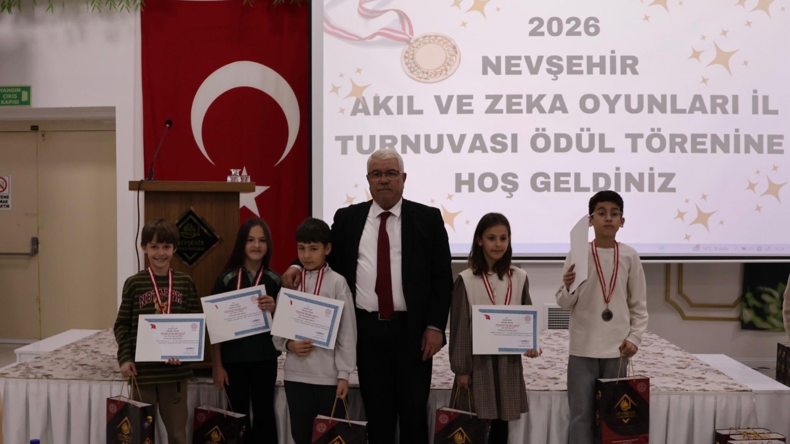 Nevşehir’ de,  Akıl ve Zekâ Oyunları İl Turnuvası