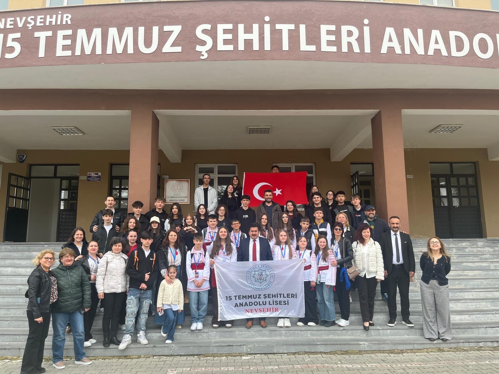 15 Temmuz Şehitleri Anadolu Lisesi, Romanya’dan Öğrenci ve Öğretmenleri Ağırladı
