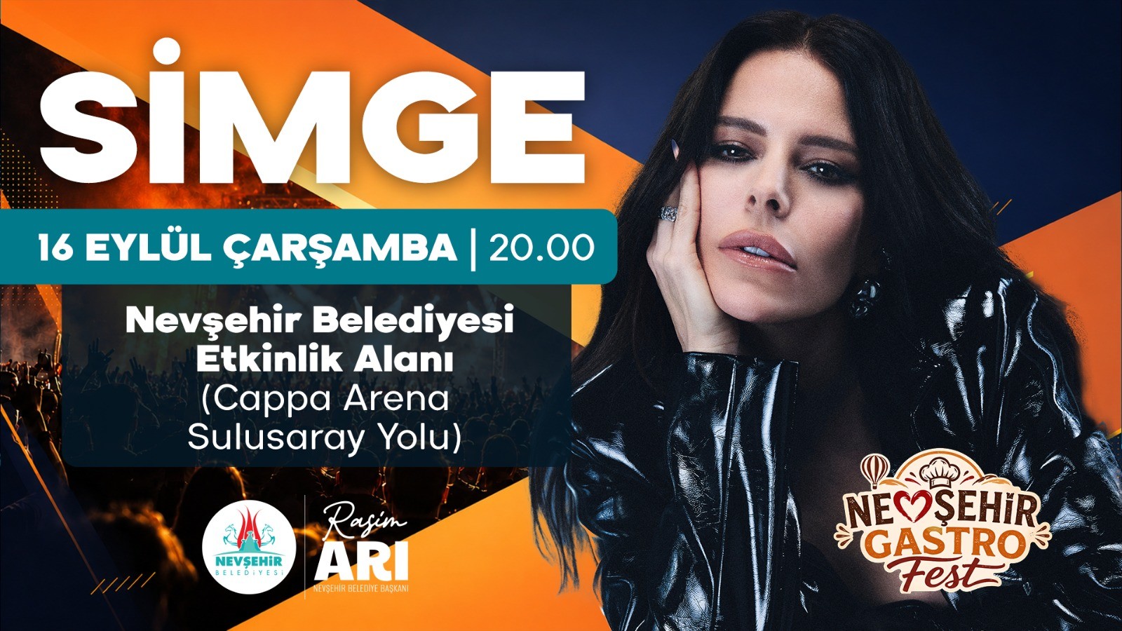 Nevşehir'de Müzik Ziyafeti; “SİMGE” Sevenleriyle Buluşuyor