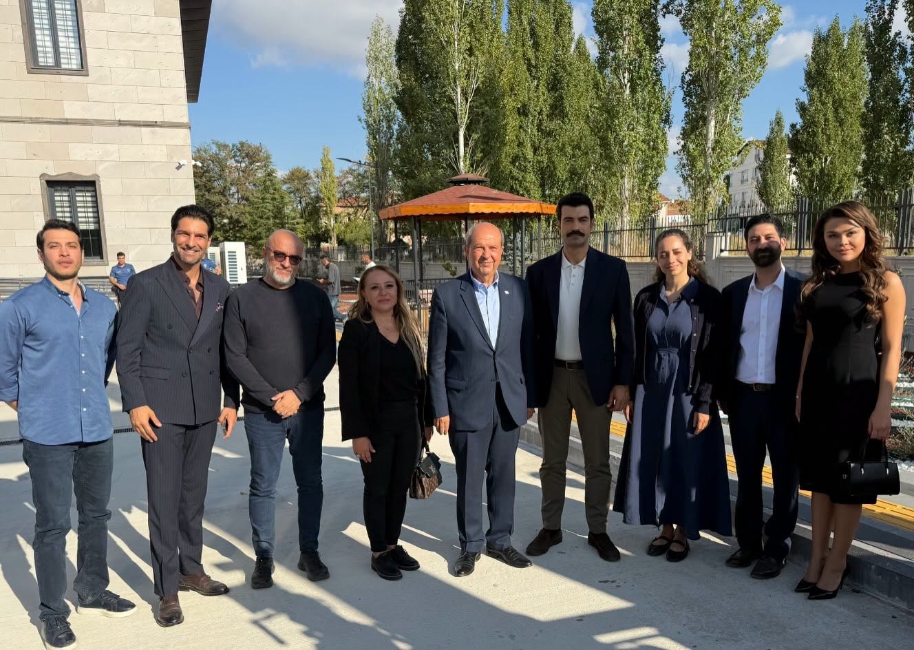 KKTC 5. CUMHURBAŞKANI TATAR, DİZİ SETİNİ ZİYARET ETTİ
