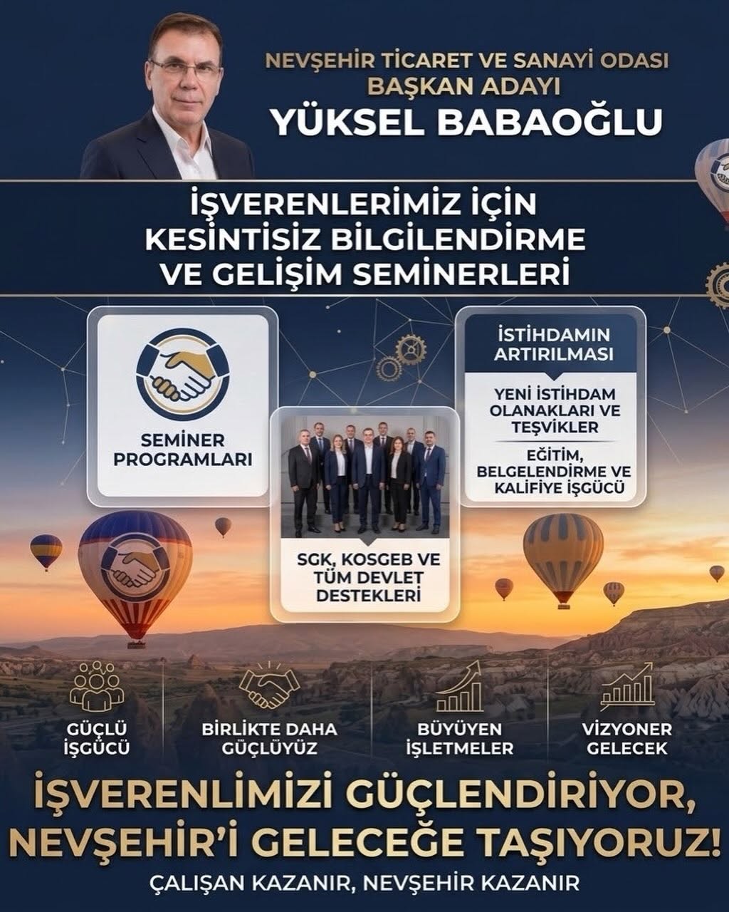 NTSO Başkan Adayı Babaoğlu;” İşverenlere Kesintisiz Bilgilendirme ve Gelişimi Seminerleri Yapılacak”