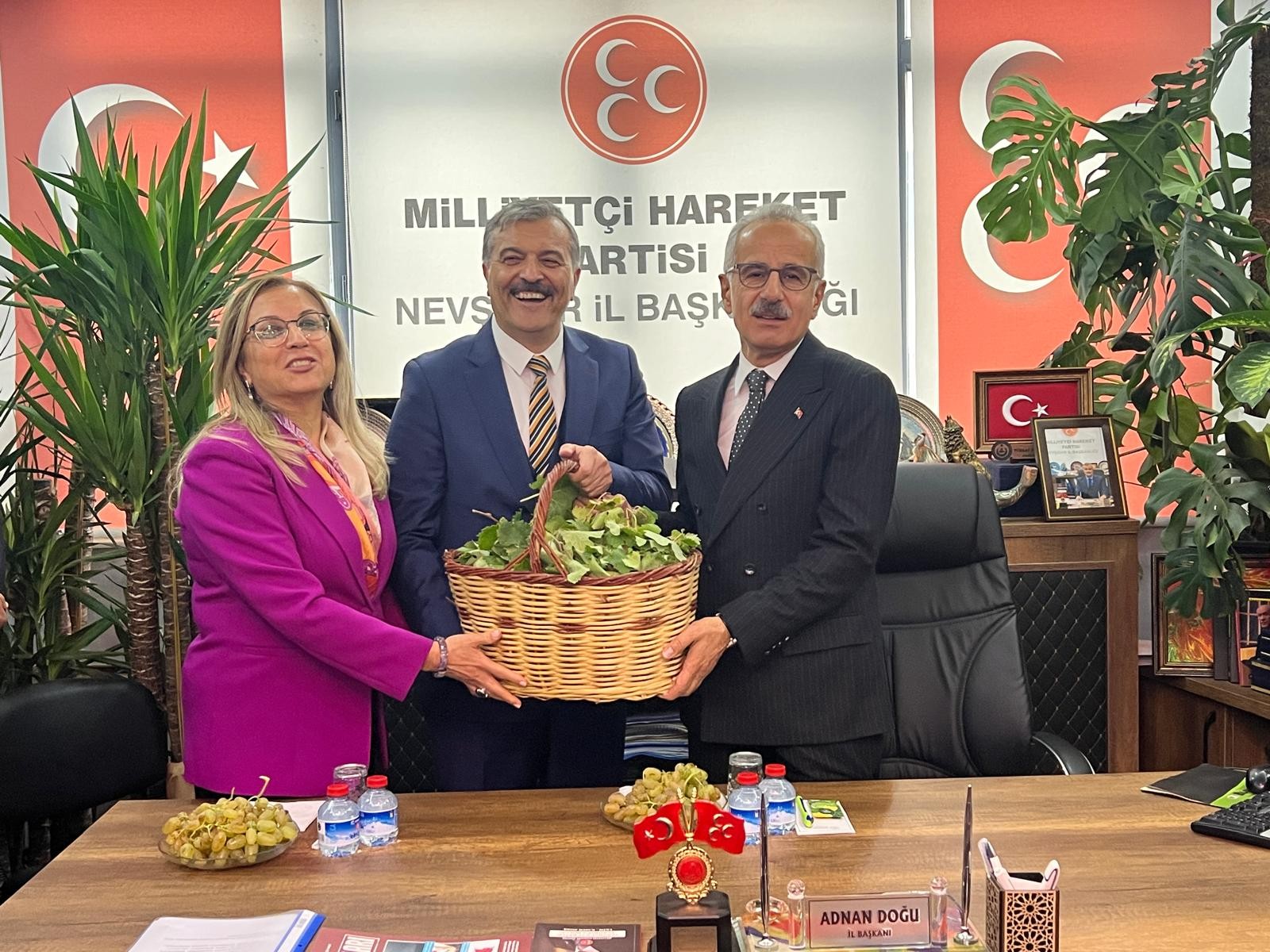 Bakan Uraloğlu MHP İl Başkanı Doğu’yu Ziyaret Etti