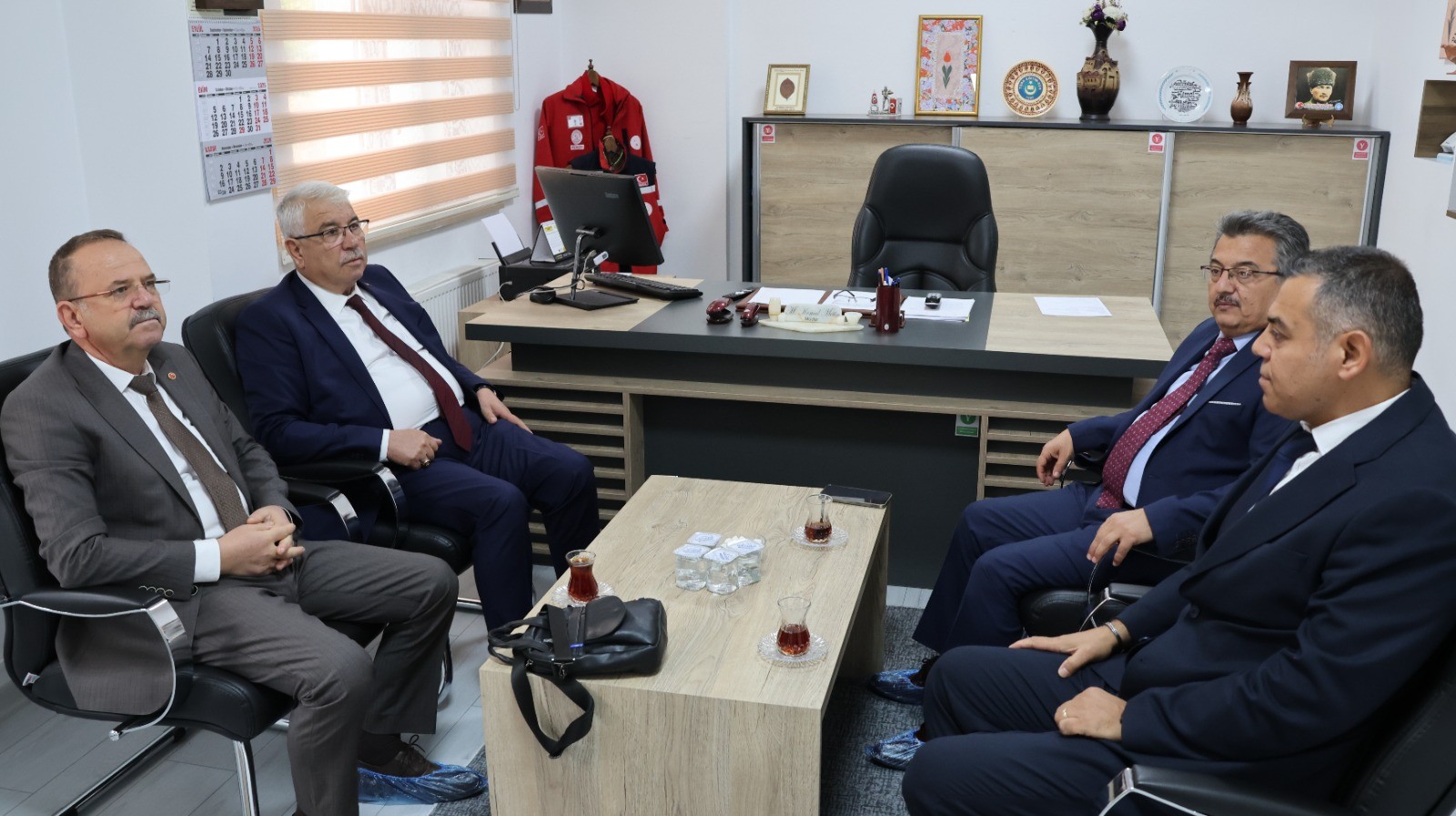 Yazıcı ve Tükel, Kadın-Mehmet Dirikoç Anaokulu’nda İncelemelerde Bulundu