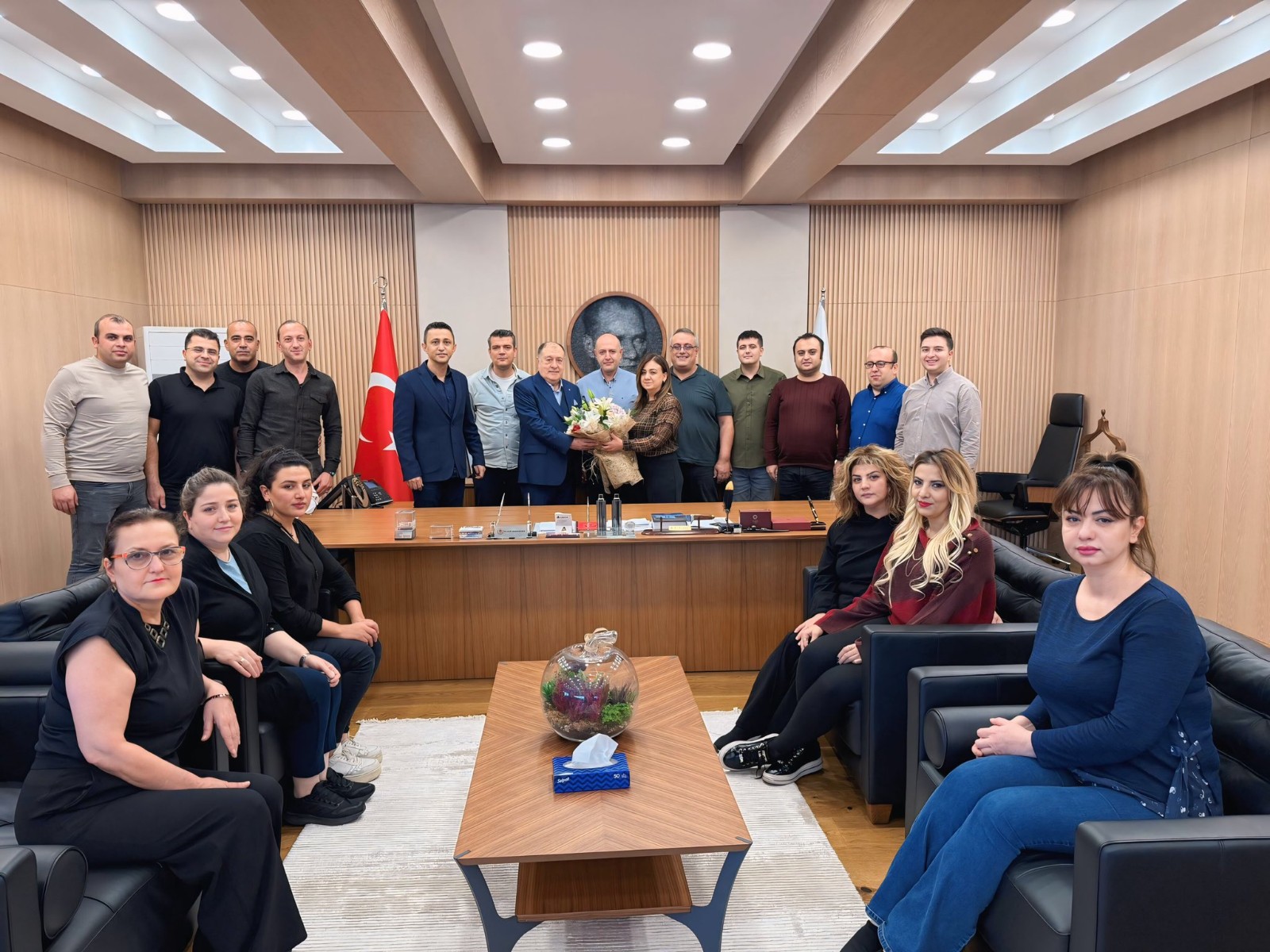 NTSO PERSONELİNDEN PARMAKSIZ'A VEFA ZİYARETİ