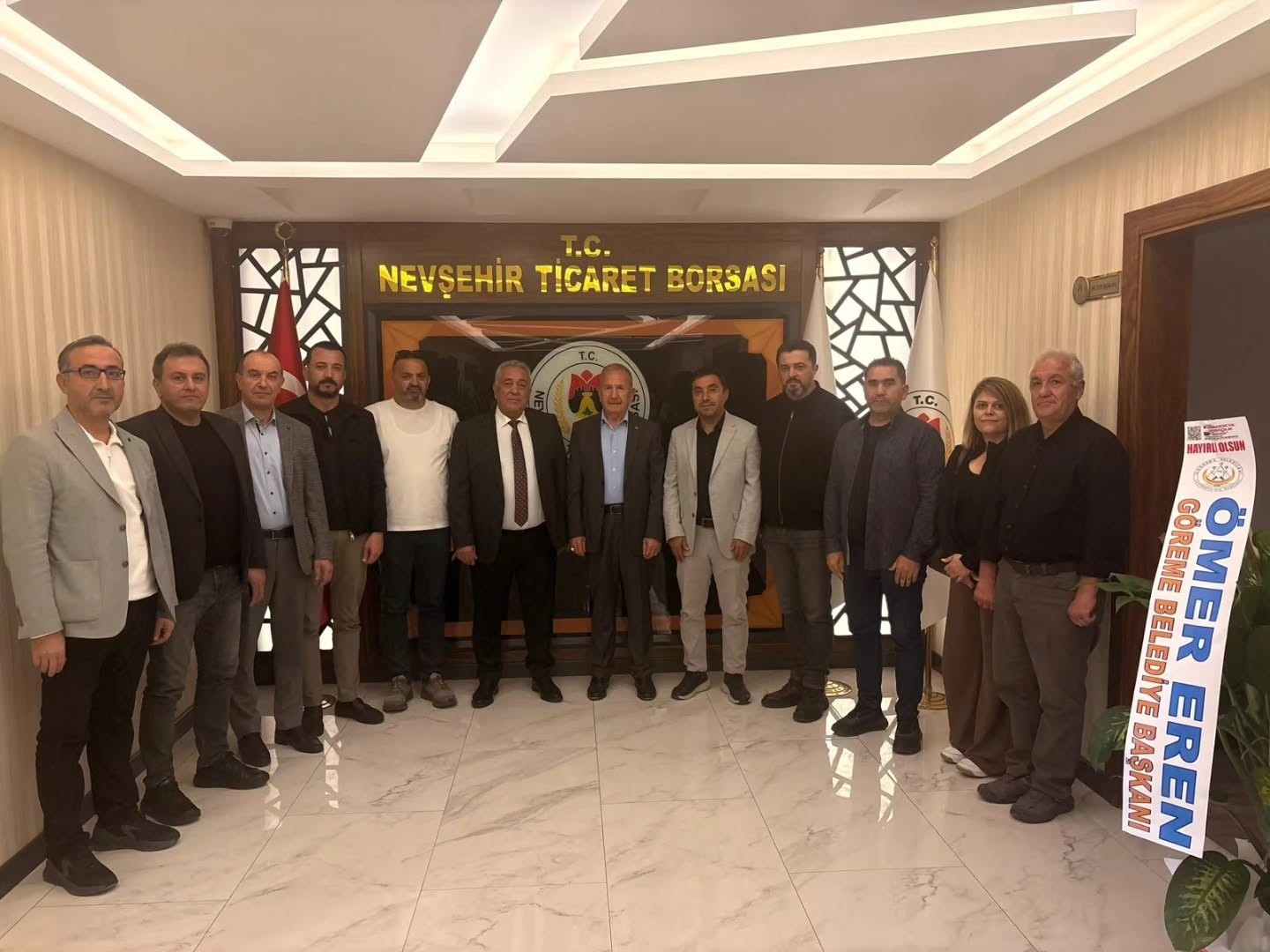 BAŞKAN ÖMER EREN’DEN NTSO VE NTB’YE TEBRİK ZİYARETİ