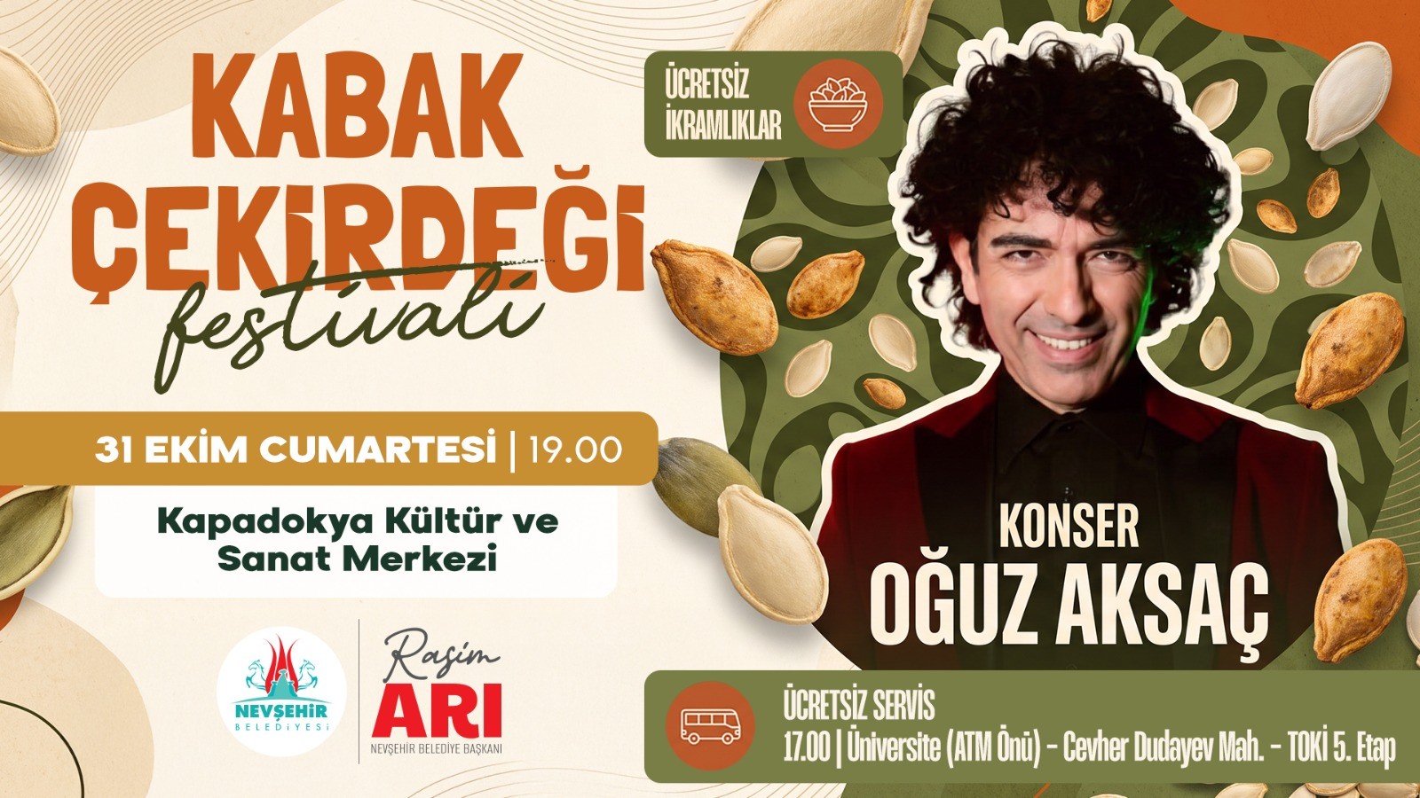 Nevşehir'de "Kabak Çekirdeği Festivali" Coşkusu