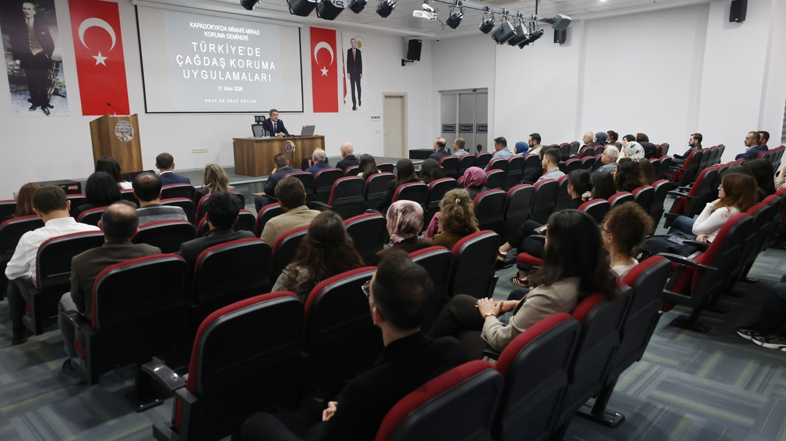 Kapadokya Alan Başkanlığında, “Kapadokya’da Mimari Miras Koruma Semineri” düzenlendi