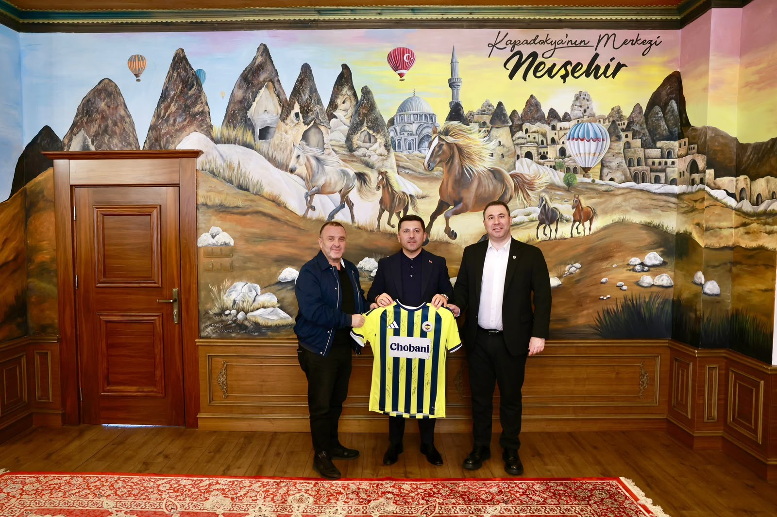 Fenerbahçe Heyetinden Nevşehir Belediyesine Anlamlı Ziyaret