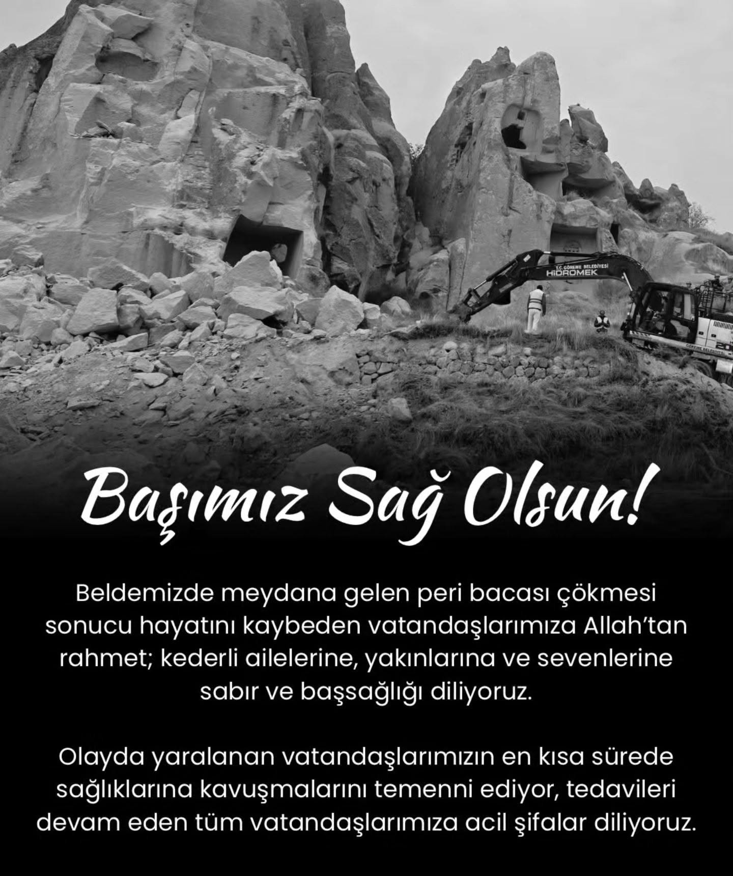 BAŞKAN EREN’DEN TAZİYE MESAJI