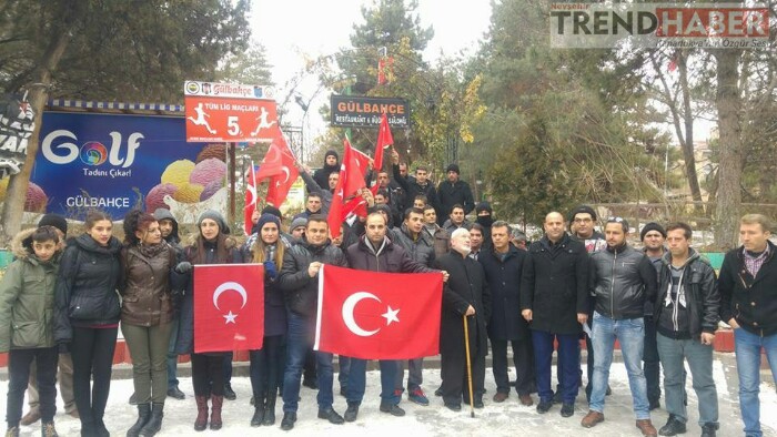 Nevşehir’de Özel Güvenlikler Terörü Lanetledi