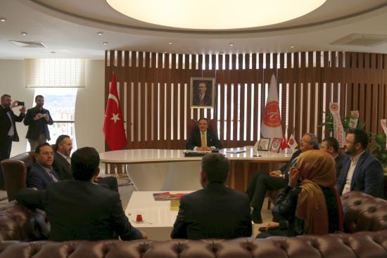 Nevşehir Milletvekilleri ve Belediye Başkanı Ünver ile AK Parti Heyetinden Rektör Bağlı’ya Ziyaret