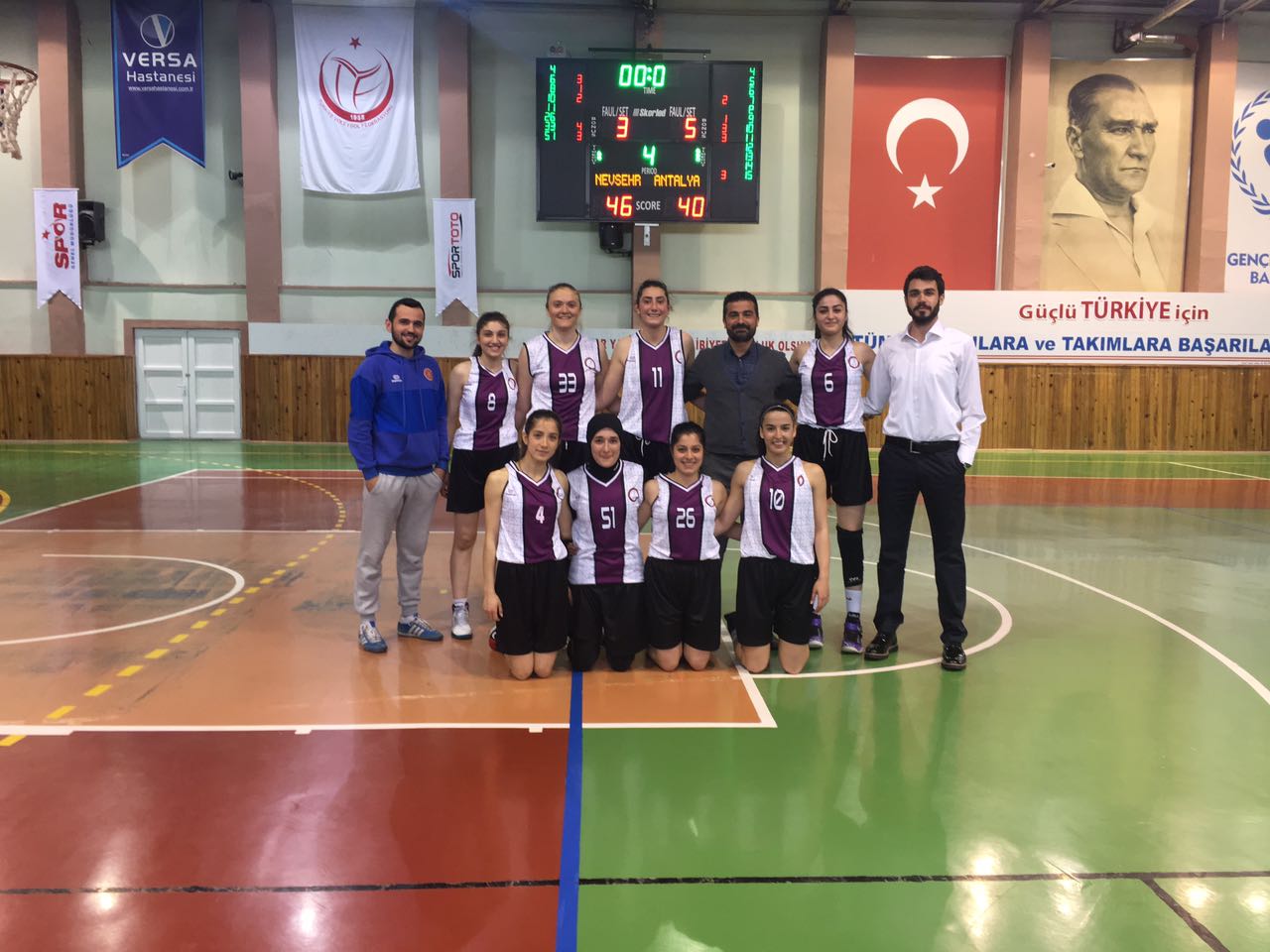 Üniversite Bayan Basketbol Takımı Türkiye ÜNİLİG Şampiyonasına Katılmaya Hak Kazandı