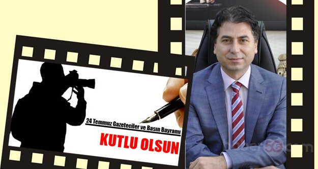 Çömçe 24 Temmuz Basın Bayramı dolayısıyla mesaj yayımladı.