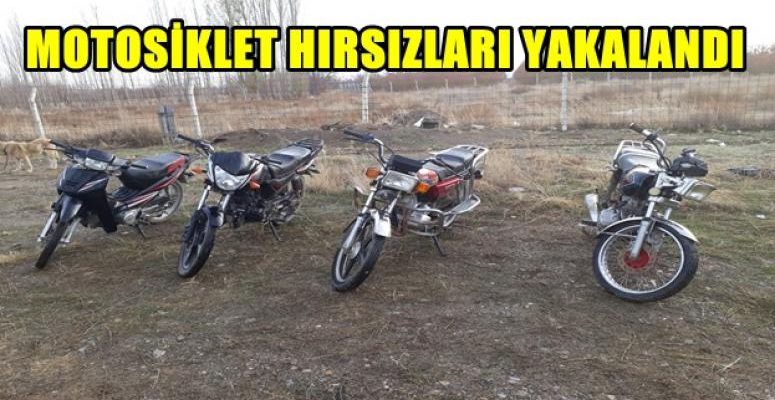 Çaldıkları Motosikletle Birlikte Yakalandılar