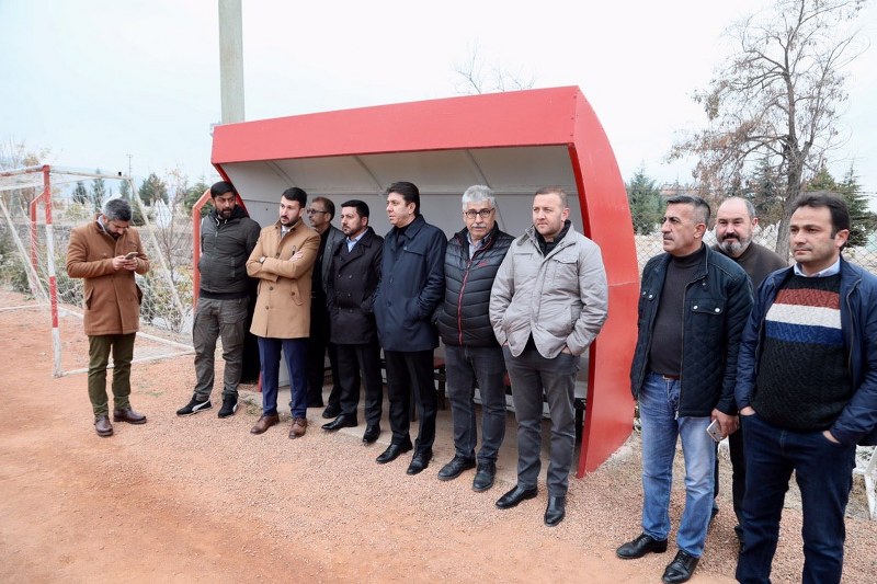 Başkan Arı, Antrenmana katıldı