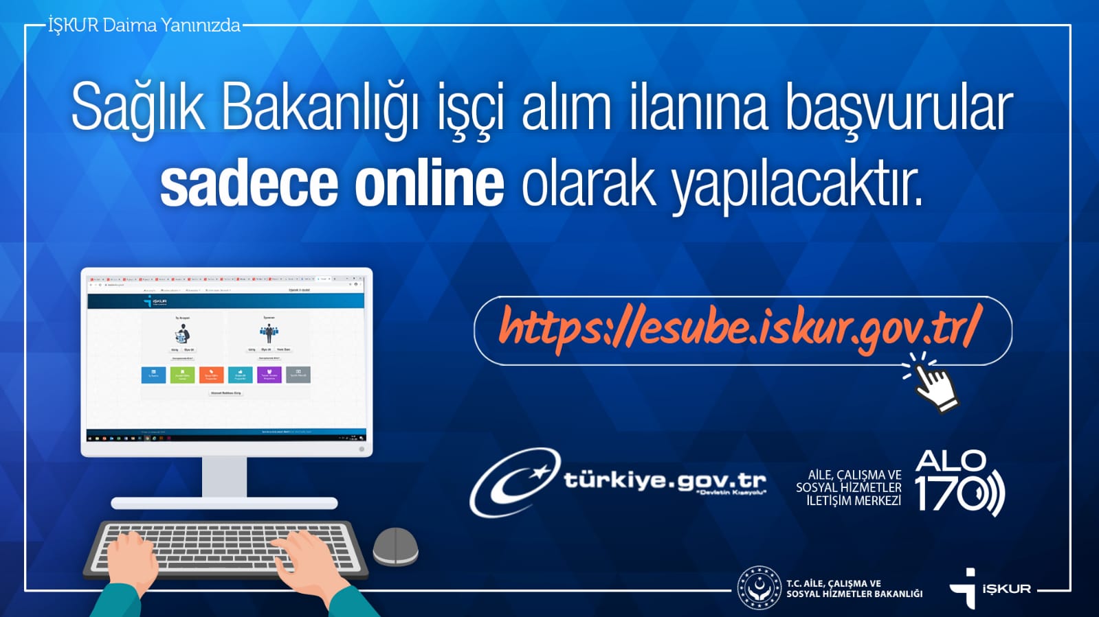 İŞKUR Sağlık Bakanlığı Sürekli İşçi Alımı