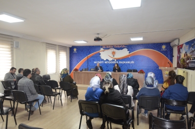 AK Parti Nevşehir Milletvekili Aday Adayı Çömçe, AK Parti Teşkilatlarını ziyaret ediyor