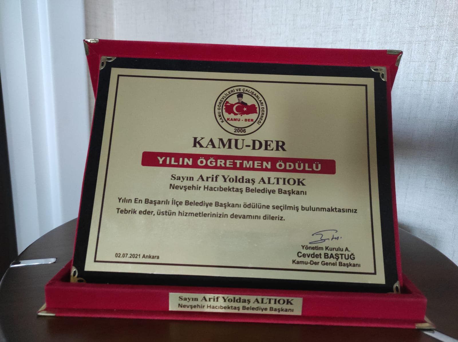 Hacıbektaş Belediyesi 4 Ödül Sahibi Oldu