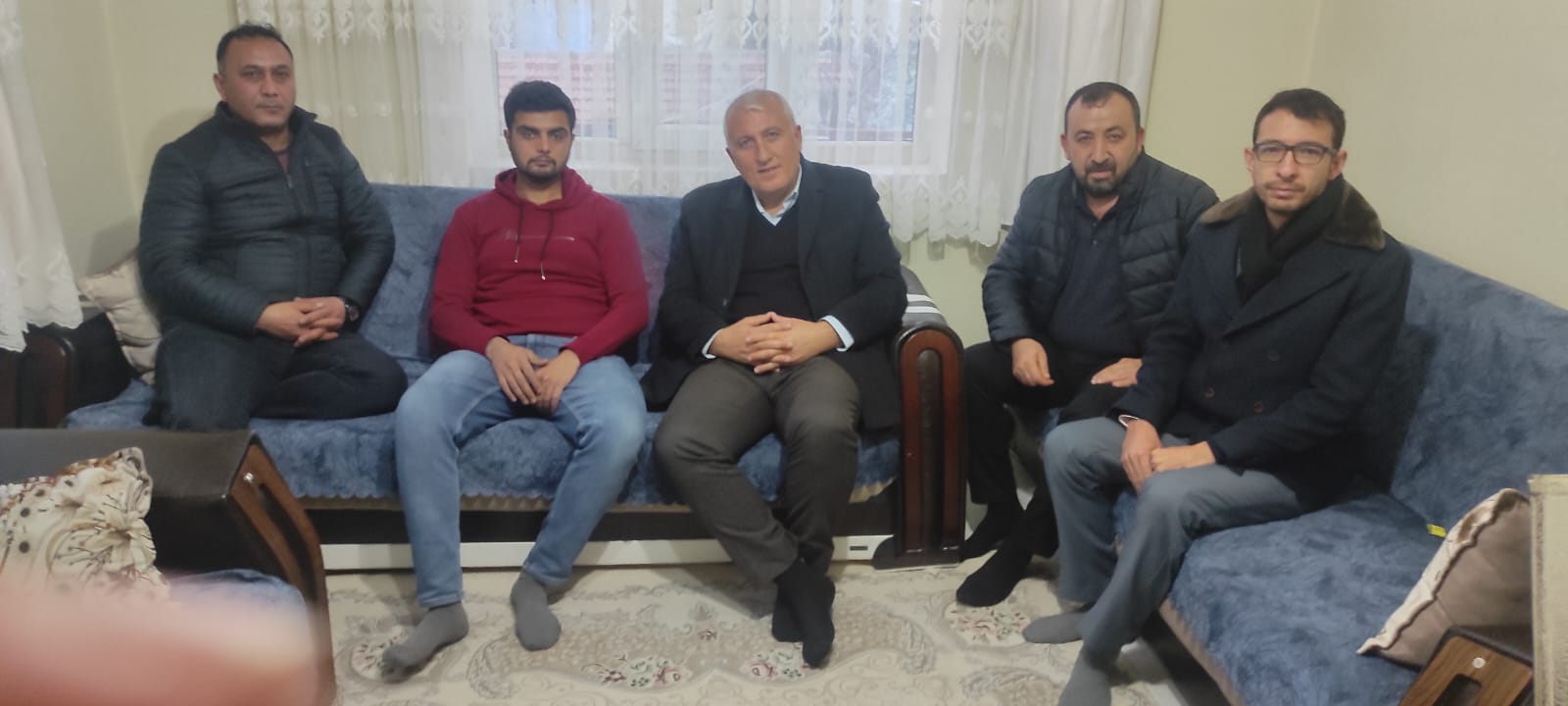Çiftçi ve yöneticiler, Gazi Uzman Çavuş  Ali Aydoğdu’yu Ziyaret Etti