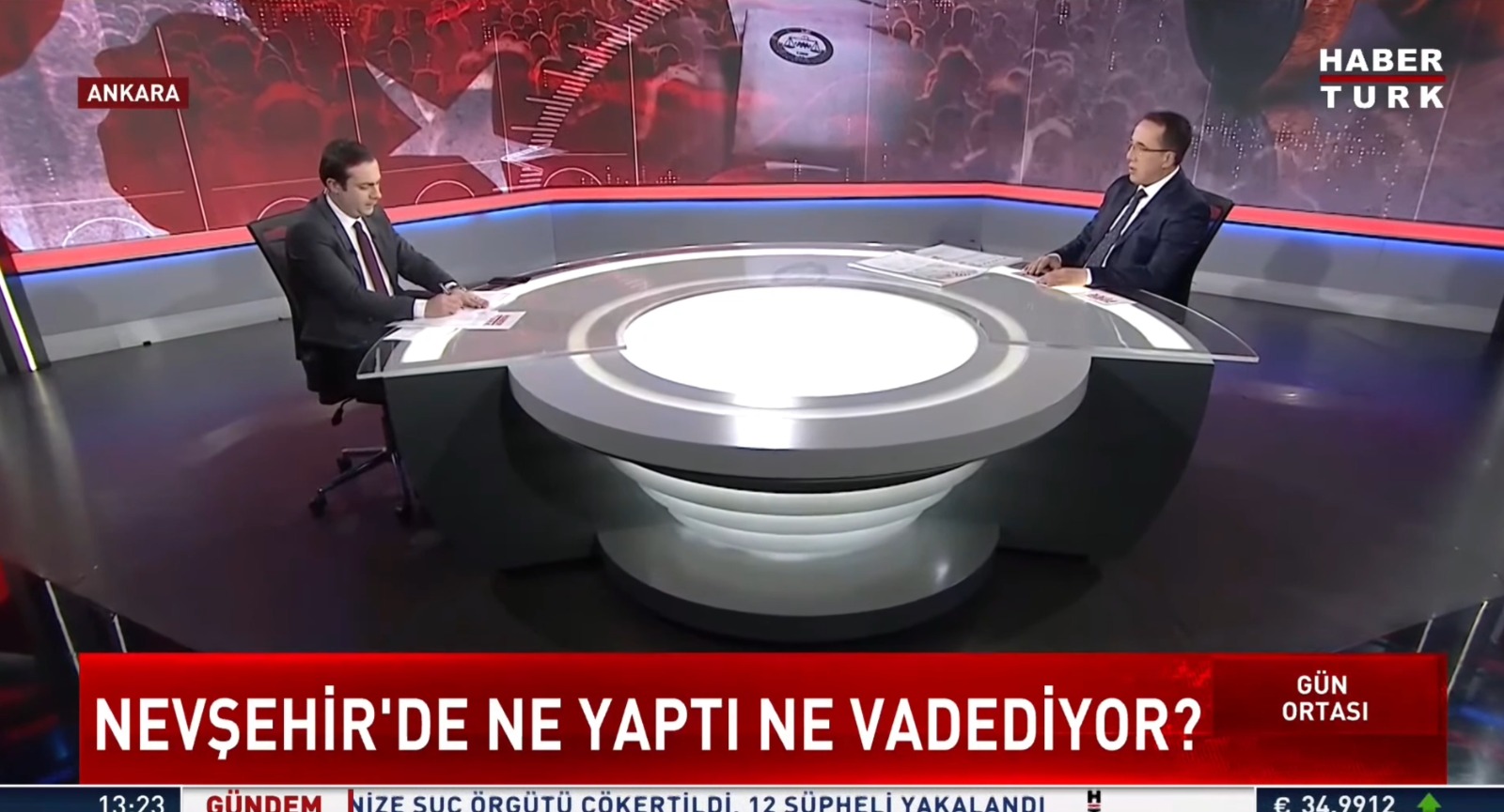 BELEDİYE BAŞKANI SAVRAN, HABERTÜRK EKRANLARINDA