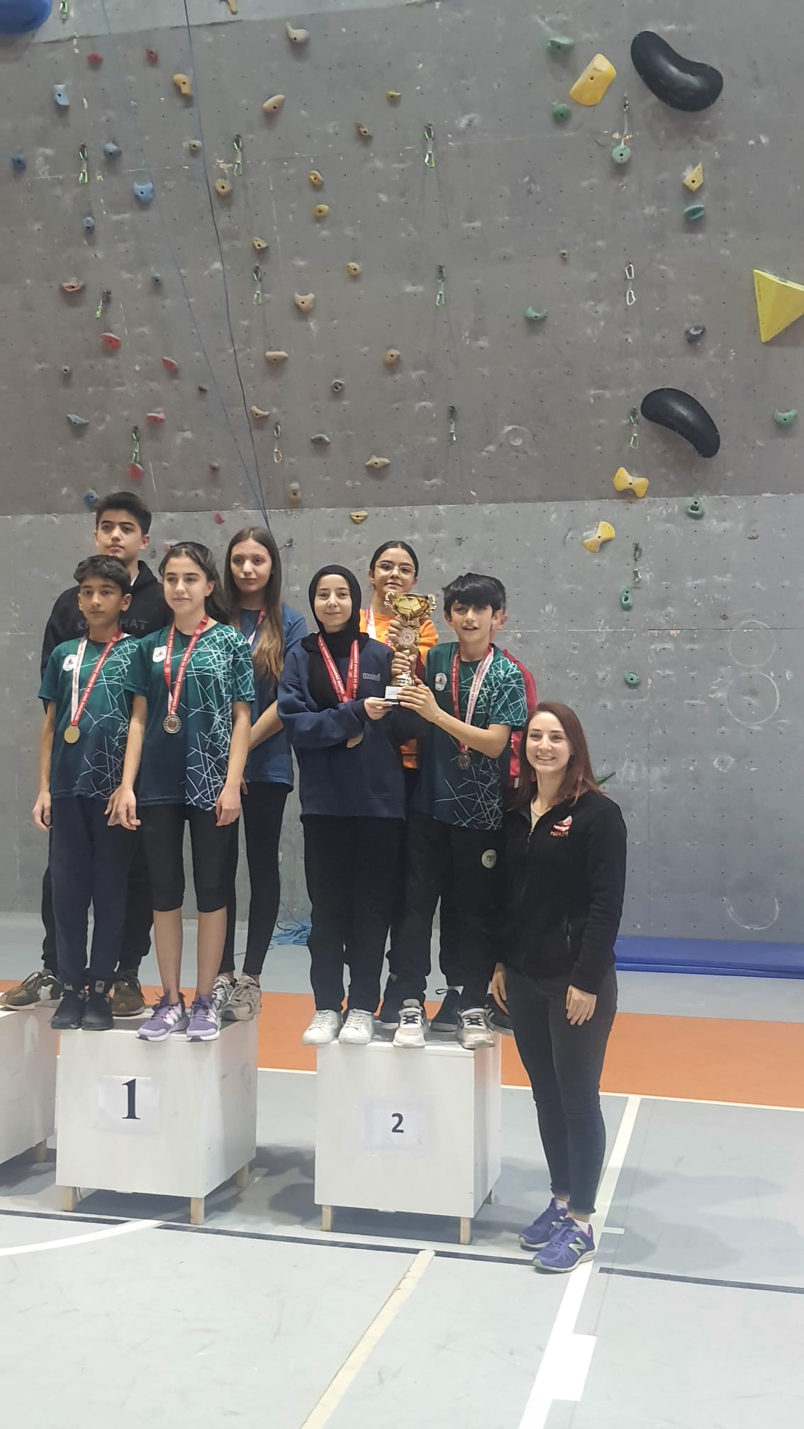 Gazi Ortaokulu Sporcuları, Spor Tırmanışı Dalında Başarıya Doymuyor