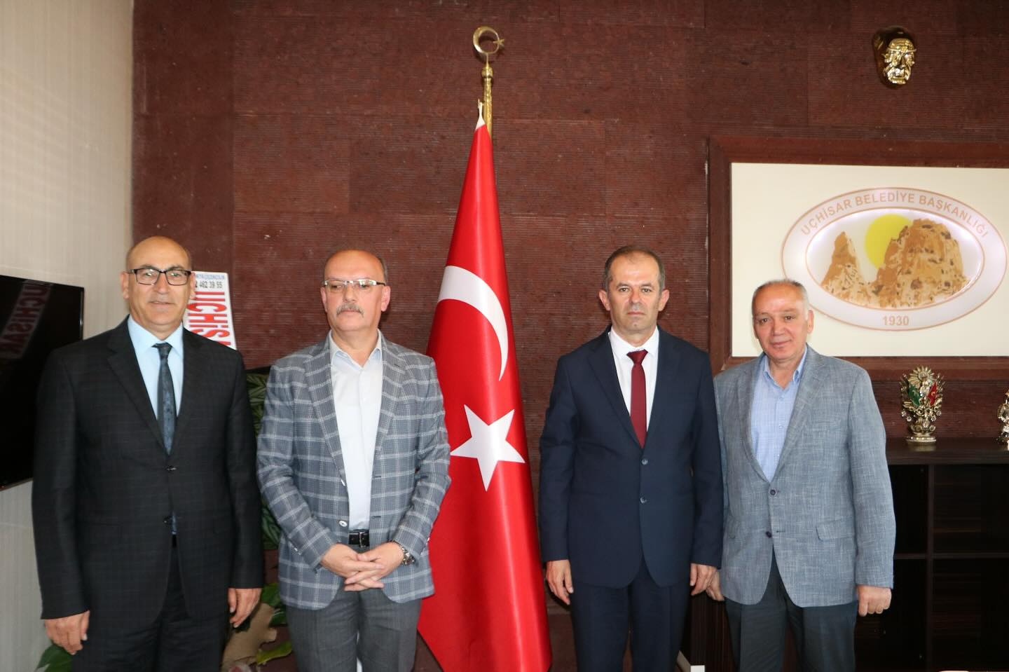 Göreme ve Kavak Belediye Başkanlarından Çamcı’ya Hayırlı Olsun Ziyareti