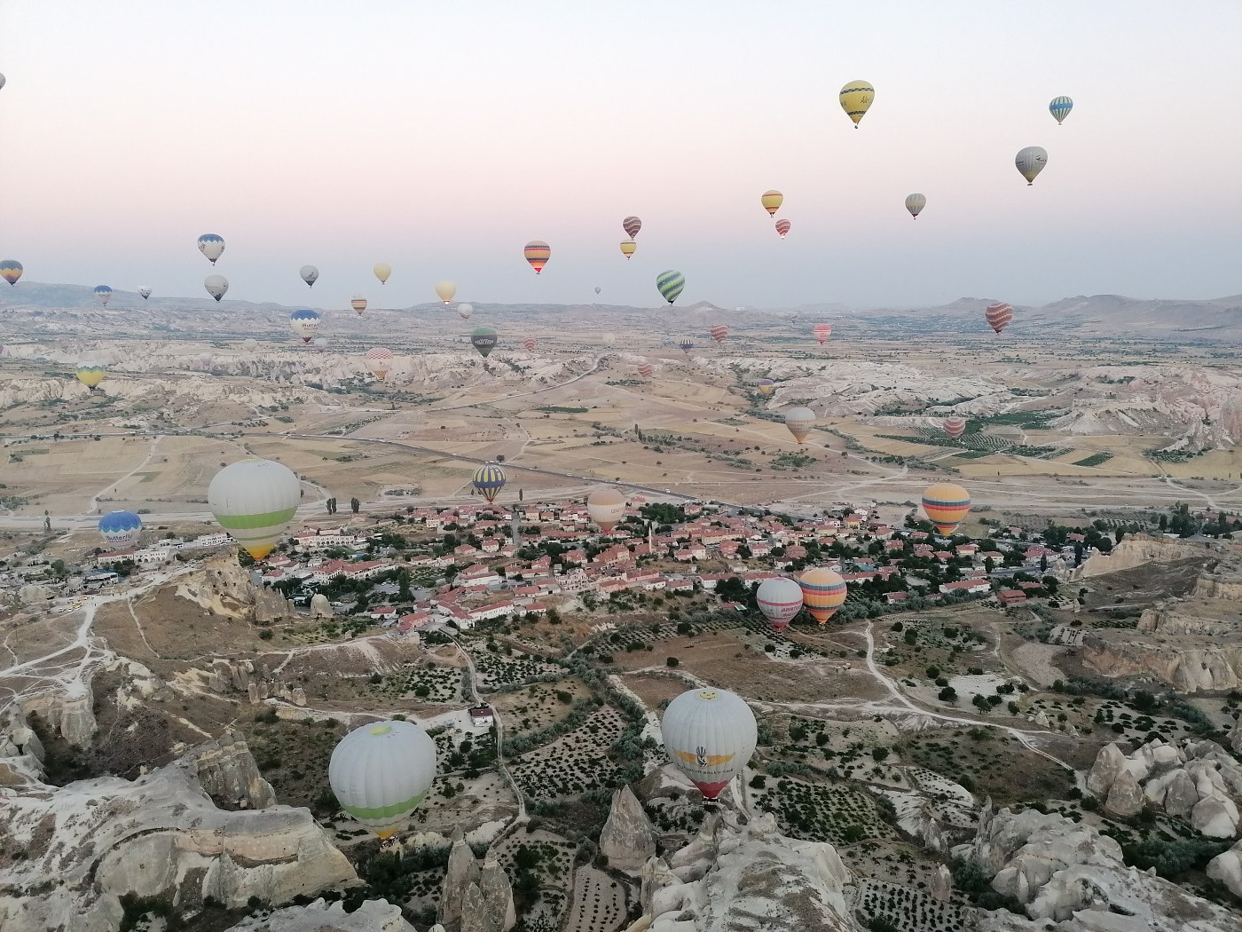 185 bin Turist, Gökyüzünden Kapadokya’yı İzledi