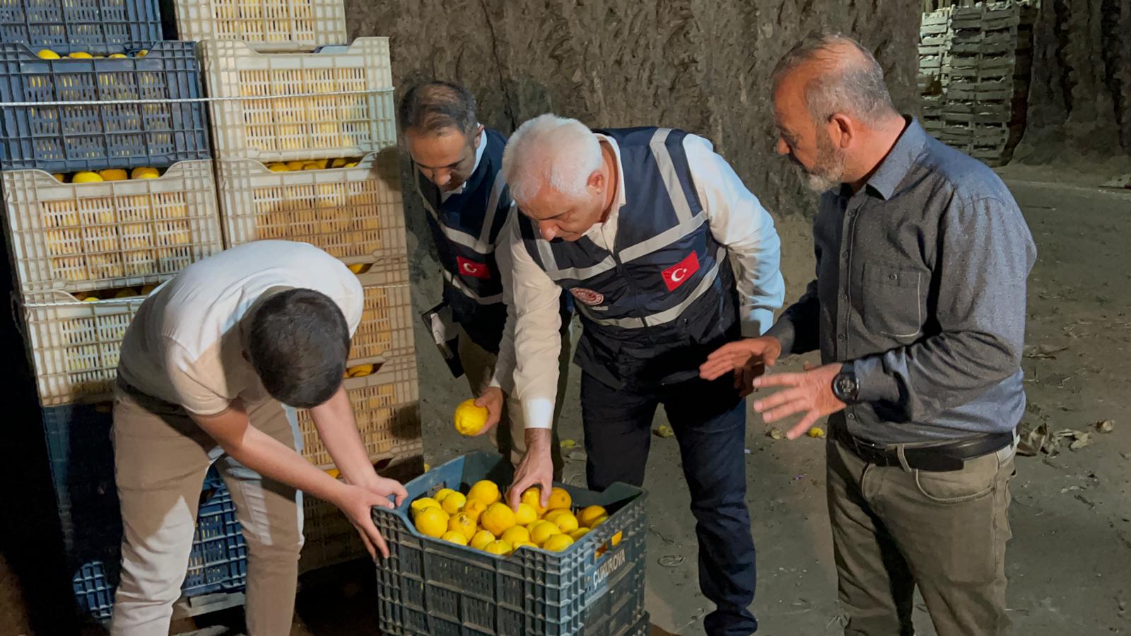 Kapadokya’da limon Depo denetimleri sürüyor