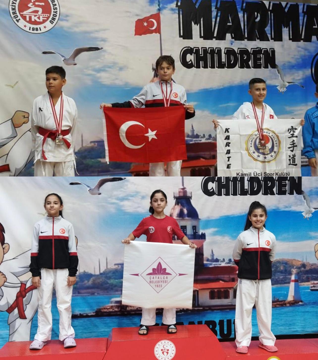 ALTINYILDIZLI ÖĞRENCİLERDEN KARATE TÜRKİYE DERECELERİ