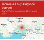 Adana’daki deprem Nevşehir’i salladı