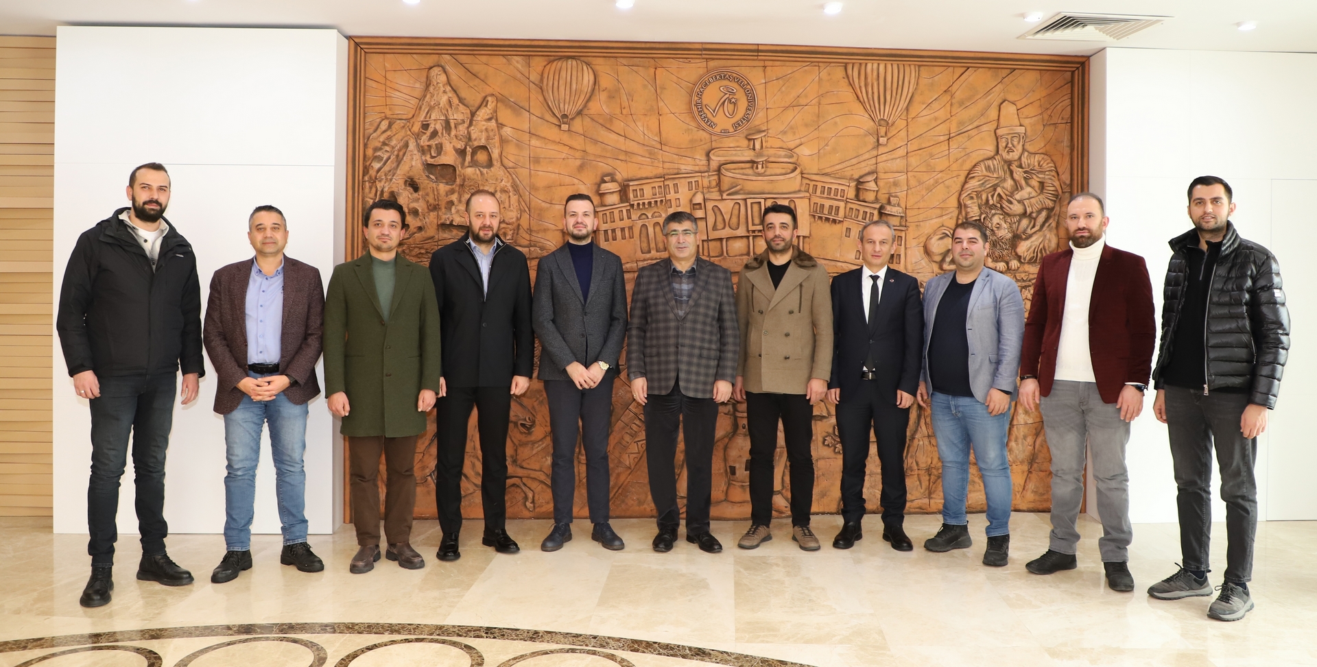 NESİAD Yönetiminden NEVÜ Rektörü Aktekin’e Ziyaret