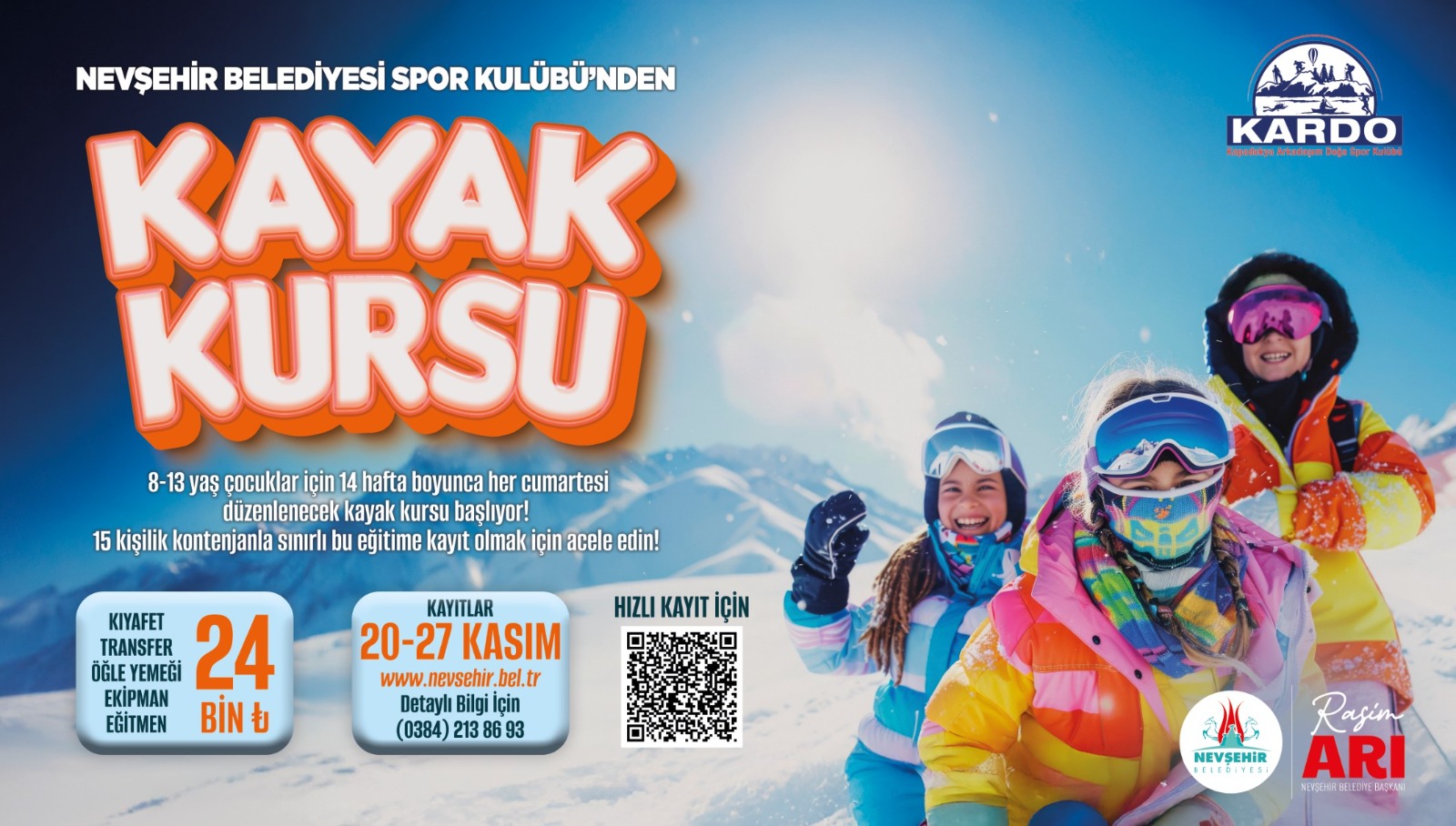 KAYAK KURSU İÇİN KAYITLAR BAŞLADI